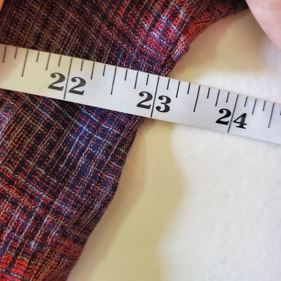 Robert Graham Tailored Fit Autumn Plaid Embroidered Long Sleeve Button Down Sz L - Picture 8 of 11